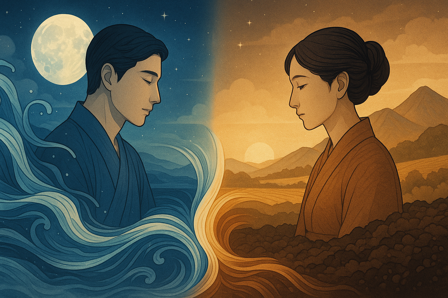 一白水星 二黒土星 相性